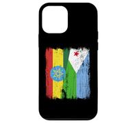 Etiopía Yibuti Media Bandera Orgullo Etiope Yibutiano Carcasa para iPhone 12 mini