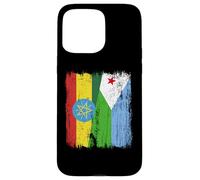 Etiopía Yibuti Media Bandera Orgullo Etiope Yibutiano Carcasa para iPhone 15 Pro Max