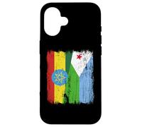 Etiopía Yibuti Media Bandera Orgullo Etiope Yibutiano Carcasa para iPhone 16
