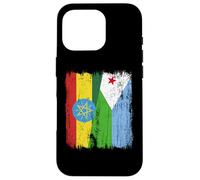 Etiopía Yibuti Media Bandera Orgullo Etiope Yibutiano Carcasa para iPhone 16 Pro