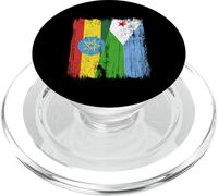 Etiopía Yibuti Media Bandera Orgullo Etiope Yibutiano PopSockets PopGrip para MagSafe