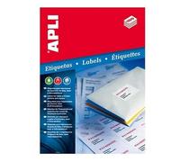 Apli Etiquetas A4 70 x 37 mm - 24 por hoja | Pack 100 hojas