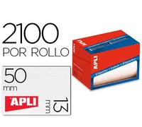 ETIQUETA ADHESIVA APLI 1682 TAMAÑO 13X50 MM EN ROLLO DE 2100 UNIDADES