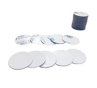 Etiqueta adhesiva NFC antimetal de 13,56 MHz, etiqueta de gestión de control de acceso antimetal RFID ISO14443A, protocolo 25 x 25 mm (50 unidades)