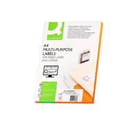 Etiqueta Adhesiva Q-Connect KF10638 Caja 100 Hojas DIN A4 56 Etiquetas 52.5x21.2 mm