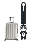 Etiqueta con nombre de equipaje, etiqueta de viaje para maleta, bonito diseño de gato con cordón de identificación, llavero para aeropuerto, escuela, negocios, playa, camping, deportes, gimnasio