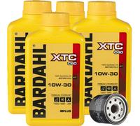1Lt Aceite Sintético Moto 4T Bardahl XTC C60 10w30 Jaso MA2 Fullereno Polar Más