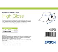 Epson 7113766 Rollo de etiquetas contínuo de alto brillo 102 mm x 60m
