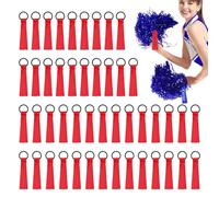 Etiqueta De Cheer Pom - Etiqueta De Aplicación, Cheer Squad POM | Animadora Pom Poms Etiquetas Cinta Con Utilidad De Diseño, Equipo De Alegría Portátil Con Nombre Etiqueta Cinta Para Mochila, Caja