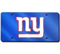 Etiqueta de Coche Cortada con láser de la NFL., Unisex Adulto, LZC1401, New York Giants., Talla única