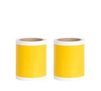 Etiqueta de Color de 2 Rollo Compatible con MAX CPM-100G3C CPM-100HG3C CPM-100HG5 100G5 CPM-100HG5C Impresora de Etiqueta(Yellow)