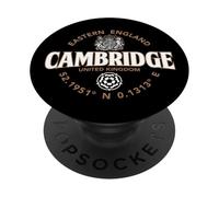 Etiqueta de coordenadas de Cambridge Eastern England 2C PopSockets PopGrip Adhesivo