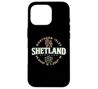 Etiqueta de coordenadas de Islas del Norte de Shetland Escocia Carcasa para iPhone 16 Pro