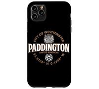 Etiqueta de coordenadas de la Ciudad de Paddington de Westminster 2C Carcasa para iPhone 11 Pro MAX