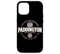 Etiqueta de coordenadas de la Ciudad de Paddington de Westminster 2C Carcasa para iPhone 12/12 Pro