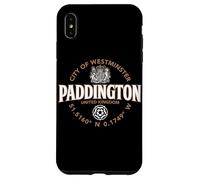 Etiqueta de coordenadas de la Ciudad de Paddington de Westminster 2C Carcasa para iPhone XS MAX