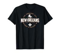 Etiqueta de coordenadas de Nueva Orleans Louisiana The Crescent City Camiseta
