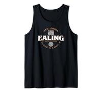 Etiqueta de coordenadas Ealing West London England 2C Camiseta sin Mangas