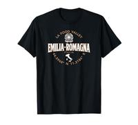 Etiqueta de coordenadas Emilia-Romaña Italia 2C Camiseta