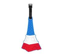 Etiqueta de equipaje - ANI-Luggage, Tower Azul Blanco Rojo