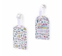 Etiqueta de equipaje Christian She is a Nurse Inspire para el Día de la Enfermera, regalo de agradecimiento, versículo bíblico, etiqueta de equipaje (ANURSE-tagUK)