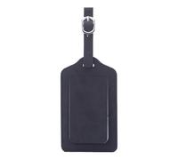 Etiqueta de equipaje - Etiqueta de equipaje de 12x7cm, instalación sin esfuerzo | Accesorios portátiles de cuero PU con facilidad, equipaje personalizado para viajes, vuelos, cruceros, viajes de