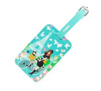 Etiqueta de equipaje - Viaje, Parisina 2