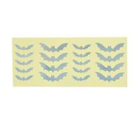 Etiqueta de guitarra,Bat Patrón Guitarra Diapasón Decoración The Guitar Fretboard Inlay Stickers con diseño de adhesivo para guitarra, bajo y ukelele