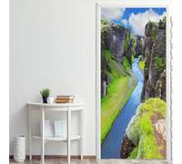 Etiqueta De La Pared De La Puerta Mural De La Puerta 3D Paisaje Alpino 95 X 215 Cm Pegatinas De Puerta, Murales De Pared Interior, Póster, Papel Tapiz Artístico, Autoadhesivo, Calcomanías -6147947323