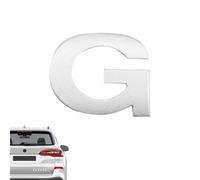 Etiqueta de letras de la emblema del coche, letras 3D, pegatinas para el parachoques del coche, a prueba de polvo a prueba de agua - Pegatinas de coche de diseño 3D únicas pegatinas del alfabeto para