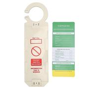 Etiqueta de seguridad no utiliza etiqueta de andamio reutilizable resistente de alta resistencia etiqueta de estado de andamio para la logística de transporte industria química