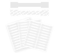 Etiqueta de sellado transparente, etiqueta adhesiva a prueba de manipulaciones de la caja de sobres, etiqueta de seguridad (hueso)