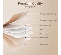Etiqueta de transferencia térmica Skicker Papel PET para impresora de etiquetas B18 Código de barras Joyería Precio Tamaño Etiquetas de nombre Rasgado 14x53 mm 130 hojas/rollo (S-2)