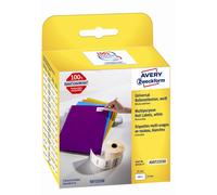 Etiqueta despegable Avery en rollo de 19 x 51 mm, 500 unidades.