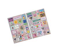 Etiqueta engomada alimentaria inspirada en japoneses, papel sintético autoadhesivo para scrapbooking, planificador de diario, decoración del teléfono, comida estética japonesa