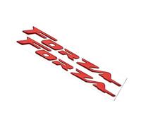 Etiqueta Engomada De La Insignia Del Emblema De Forza 3D Para Honda FORZA 125 300 Logo Marca Símbolo Carenado Lateral Horizonte (Color : Red, Size : Normalcy)
