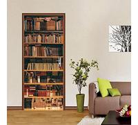 Etiqueta Engomada De La Puerta 3D Gabinete Del Vino Barra Del Estante Del Vino Mural Autoadhesivo Decoración Del Hogar Pegatinas De Pared Dormitorio Sala De Estar Póster Removible Pegatinas De Arte-
