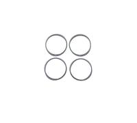 Etiqueta Engomada Del Anillo De La Decoración Altavoz Audio Puerta Coche Para X5 F15 X6 F16 2014 2015-2018 Accesorios Interiores(4pieces,X6 F16 2015-2019)