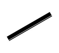 Etiqueta Engomada Del Capó Del Coche Decoración Del Capó Gráficos Rayas Decoración Calcomanía Universal(Glossy Black)
