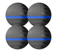 Etiqueta Engomada Del Centro De La Rueda Del Cubo - 4 Cubiertas De Cubo De Rueda De Aleación De Aluminio Con Temática De Bandera De EE. UU., Juego De Calcomanías Exteriores Automotrices Impermeables |