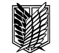 Etiqueta Engomada Del Coche Attack On Titan Wings Of Liberty Anime Sticker Mobile Phone Laptop Sticker Car Motorcycle Decal Stickerswide 15cm