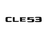 Etiqueta engomada del Coche de la Letra del Tronco de la Cola del Coche 3D CLE53 CLE63S CLE260 CLE300 Etiqueta engomada del Emblema Compatible con CLE Clase A236 C236(Silver-CLE53)