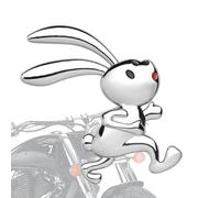 Etiqueta engomada del coche del conejo,Etiqueta engomada del metal del coche del conejo | Decoración adhesiva linda del metal animal,Pegatinas del conejo del animal del coche automático para la