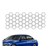 Etiqueta engomada del coche del panal - Etiqueta engomada completa del coche Patrón geométrico | Pegatinas de panal para envolver completamente, lindas pegatinas de abejas, pegatinas laterales para pu