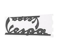 Etiqueta Engomada del Emblema de la Motocicleta, Etiqueta Engomada de la Etiqueta Engomada del Emblema de la Etiqueta Engomada de la Resina Epoxi de 3 Dimensiones para GTS300 LX125 LX150(Negro)