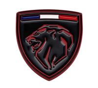 Etiqueta Engomada del Emblema del Logotipo del Coche 3D para Peugeot 5008 Hybrid 2020, Insignia de Diseño de Coche, Accesorios de Estilo,E- Without Letters