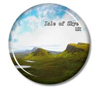 Etiqueta engomada del refrigerador del imán de la isla de Skye del Reino Unido 2.28 pulgadas