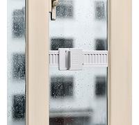 Etiqueta engomada del tapón de la ventana ajustable Restrictor de ventana corredera de la ventana bloqueo de la puerta bloqueador de ventana titular de la ventana de seguridad infantil niño mascota