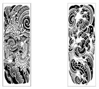 Etiqueta Engomada Del Tatuaje Del Jugo De Hierbas Brazo Completo De La Flor Del Brazo Impermeable Y A Prueba De Sudor Pegatina De Tatuaje Semipermanente Que Cubre La Cicatriz Personalizada