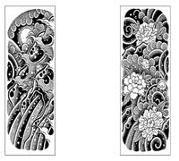 Etiqueta Engomada Del Tatuaje Del Jugo De Hierbas Brazo Completo De La Flor Del Brazo Impermeable Y A Prueba De Sudor Pegatina De Tatuaje Semipermanente Que Cubre La Cicatriz Personalizada